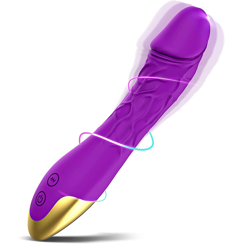 2 farver Realistic Vibrator Dildoer til kvinde silikone vandtætte