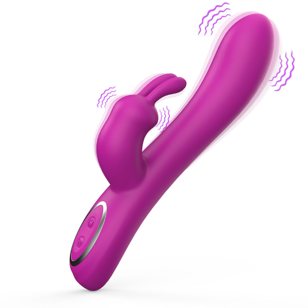 Kaninhoved G-punkt Vibrator For begyndere Klitstimulator Dildo Vibrator USB Voksenprodukter vibratorer