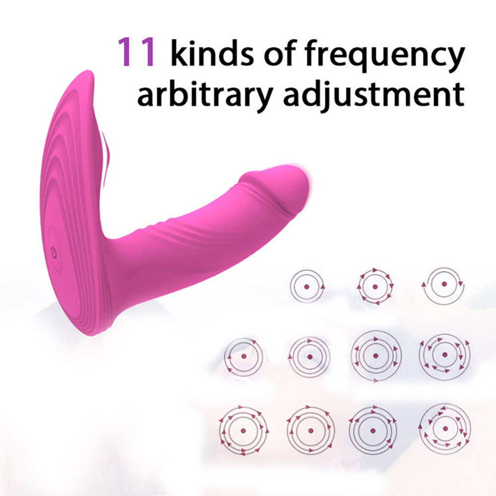 Bærbar fjernbetjening Dildo Vibrator